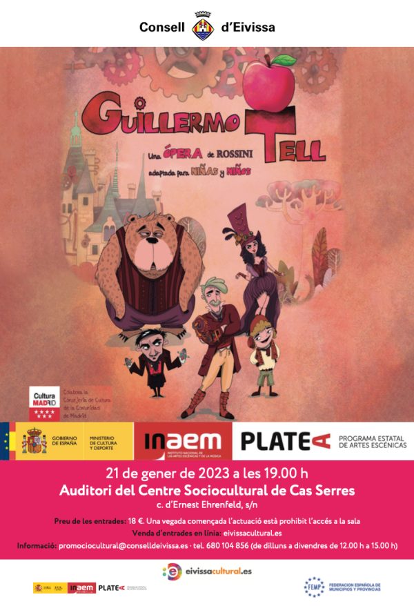 Espectáculos de Teatro Circuito Platea: Guillermo Tell